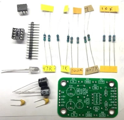 KMTech CMoy Amplificatore per cuffie 55mm x 35mm KIT FAI DA TE
