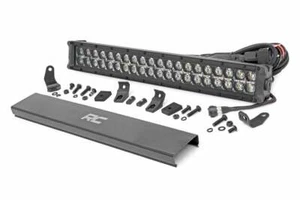 Rough Country 20-inch Cree LED Light Bar - (Dual Row Black Series w/ Amber DRL) - Picture 1 of 5