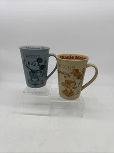 Minnie & Mickey Walt Disney World Coffee Mug Sweet Sassy Clever Excellent! 12oz - Picture 1 of 11