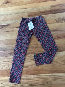 Matilda, Jane The Present Red Paid Leggings Size 6. NWT - Picture 1 of 6