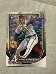 Bowman Chrome Hurston Waldrep RC MOJO 2025 refractor #61 Braves - Imagen 1 de 2