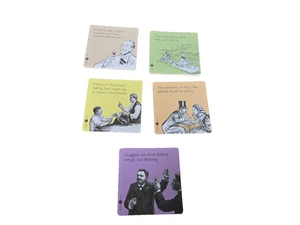 F Buysomecards Funny Drink Coasters Set of 6 - Picture 1 of 5