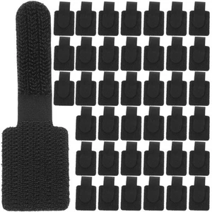 40 Pcs Selbstklebender Drahtmanager Cable Ties Reusable Kordel-Organizer-Wrap - Bild 1 von 12