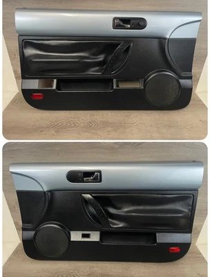 03-10 VW Beetle Convertible Door Panel Set Left Right LP5X Heaven Blue Metallic - Image 1 of 4