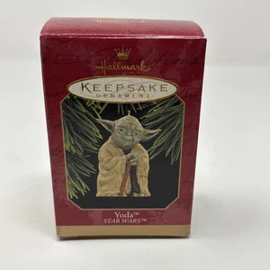 Hallmark Keepsake Star Wars Jedi Master Yoda Christmas Vintage Ornament 1997 - Bild 1 von 2