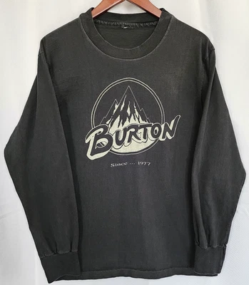 Vintage Burton Snowboards Long sleeve T shirt SM/M - Image 1 of 4