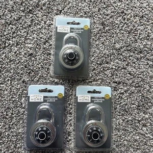 3 komplette brandneue Zahlen-Vorhängeschlösser für Zuhause in Paketen - Bild 1 von 4