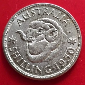 Australia 1950 Shilling - Picture 1 of 2