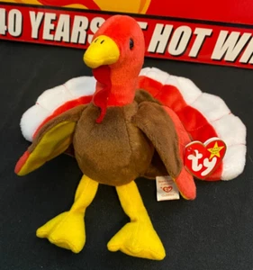 Ty Gobbles Beanie Babies 1996 - Rare Retired - Picture 1 of 12