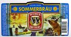 Étiquette bière en papier Widmer Brothers Brewing SOMMERBRAU OU 12 oz