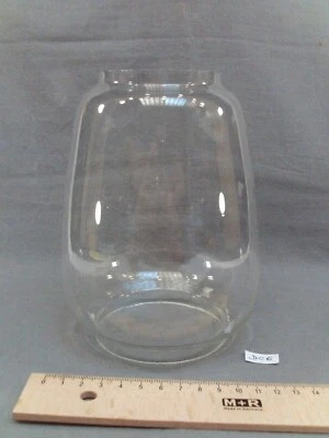 ancien verre NEUF lampe tempête en verre hauteur 16,2 cm lampe à pétrole (DC6) - Photo 1/2