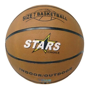 Basketball Ball Stars Choice Official Weight Size 7 Outdoor Indoor Moderate Use - Picture 1 of 1