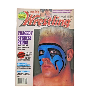 Inside Wrestling Magazine June 1990 Sting Cover Near Mint - Bild 1 von 2