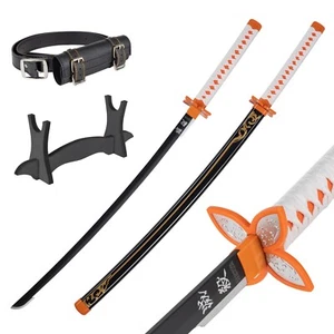 Katana Demon Slayer Shinobu Kocho's Wooden Sword plus belt and stand JT10658BK - Picture 1 of 15