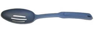 Pampered Chef Slotted Spoon, Nylon, Blue, 13 in USA - Picture 1 of 6