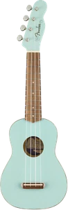 Fender Venice Soprano Uke, Walnut FB, Daphne Blue - Picture 1 of 1
