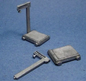 O/On3/On30 STATION PLATFORM SCALES WISEMAN MODEL SERVICES DETAIL PARTS #O101 - Picture 1 of 1