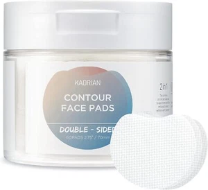 Exfoliating Cotton Rounds For Face Doublesided Round Cotton Pad For Face Makeup - Picture 1 of 9