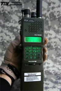 US TRI AN/PRC152 15W 12,6V radio portatile multibanda MBITR walkie guscio in alluminio - Foto 1 di 10