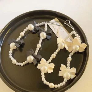 pearl Phone Lanyard Colorful Telephone Charms New Mobile Phone Chain Phone - Photo 1 sur 11