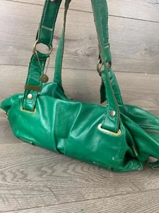 Chat Chat by Rabeanco Soft Leather Green Tote Hand Bag Shoulder Bag Purse Bag - Picture 1 of 16