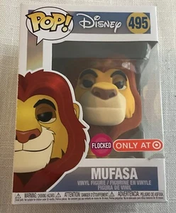 Funko POP! Target Exclusive #495 Flocked Mufasa Funko Pop Disney The Lion King - Picture 1 of 6