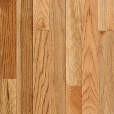 Suelo de madera maciza Bruce Country roble natural 3/4" x 3-1/4" 22 pies cuadrados/estuche Foto 1 de 2