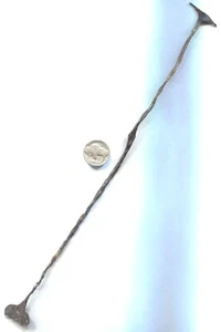 África Primitive Money Gizzie Penny Iron Rod usado en Liberia y regiones vecinas - Imagen 1 de 3