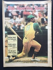 VTG 1970 Felipe Alou THE SPORTING NEWS Original Oakland Athletics Others TSN