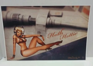 Nathan Szerdy SIGNED Star Wars Hoth Hottie Art Print Pin-Up - Picture 1 of 3