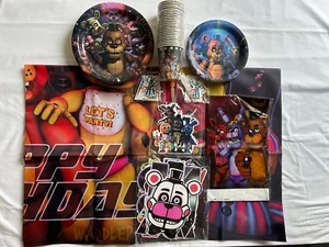 Five Nights At Freddie’s Birthday Party Decoration FNAF 150 Pcs New open - Picture 1 of 12
