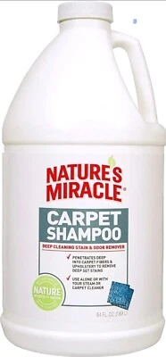 Nature'S Miracle Carpet Shampoo, Deep-Cleaning Stain & Odor Remover - 64 oz New - Image 1 of 2