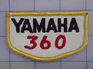 Parche De Colección Yamaha Años 70-80 Motociclista Motocross Birtbike YAMAHA 360 - Imagen 1 de 1