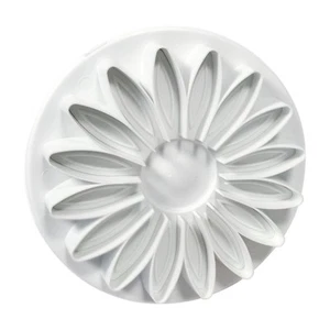 PME Large VEINED SUNFLOWER DAISY GERBERA Plastic Icing Cut Out Cutter Sugarcraft - Picture 1 of 1