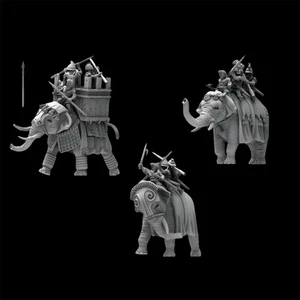15mm Ancients Macedonian War Elephants x3 - Picture 1 of 1