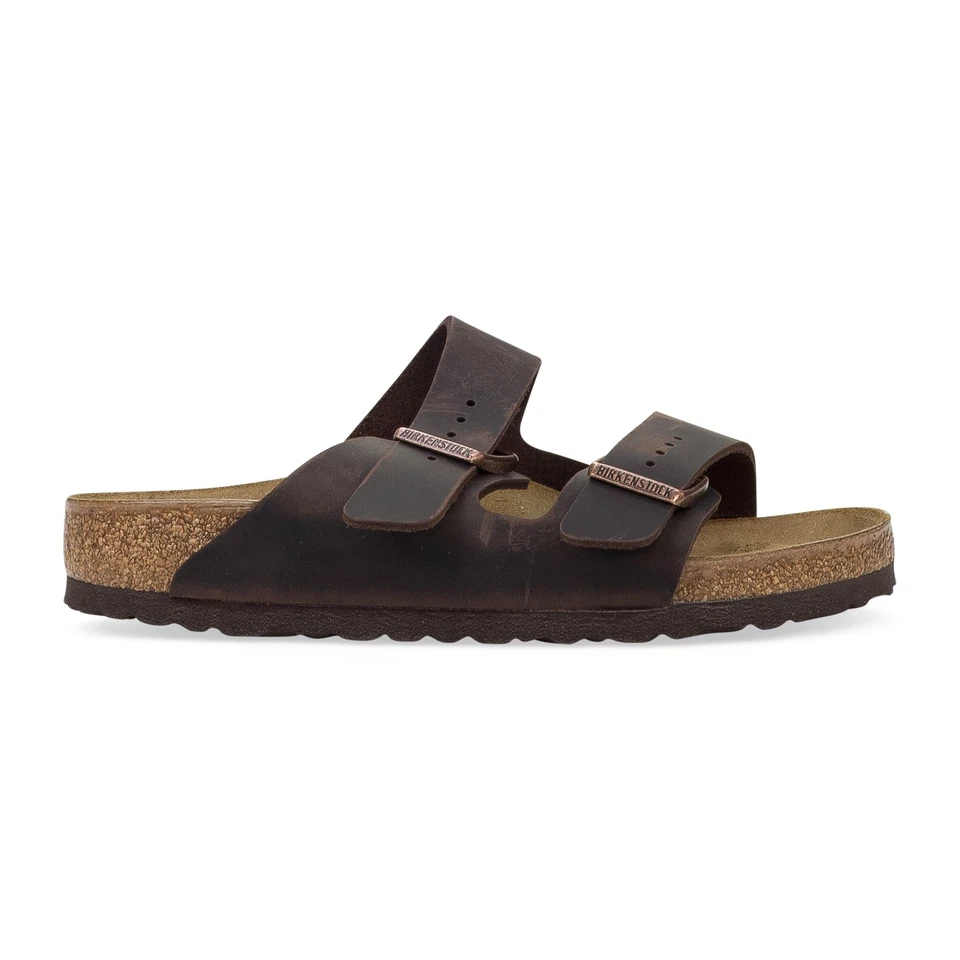 Birkenstock Arizona Unisex Sandal, Size US 9 - Habana Oiled Leather