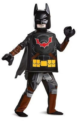 Batman Lego Movie2 Superhero Fancy Dress Up Halloween Child Costume S/P 4-6 New - Image 1 of 4