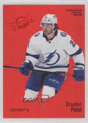2022-23 Skybox Metal Universe PMG Red /90 Brayden Point #31 - Image 1 of 2
