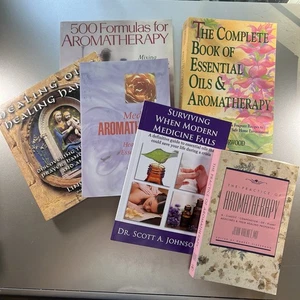 Aromatherapy Lot Of Books (6) Essential Oils Relax Healing Prayer Anointing - Bild 1 von 13