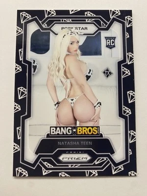 Tarjeta coleccionable Natasha Teen hecha a medida para adultos | No Bang Bros | No Panini Prizm Foto 1 de 3