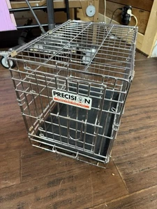 Precision Single Door Fold & Carry Dog Crate 12”W x 18”D x 15”H crate 1 to 12 lb - Picture 1 of 7