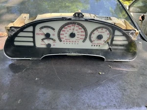 1998 CHEVY CAVALIER INSTRUMENT GAUGE CLUSTER WITH TACH 3-speed Auto 1998 ONLY - Picture 1 of 24