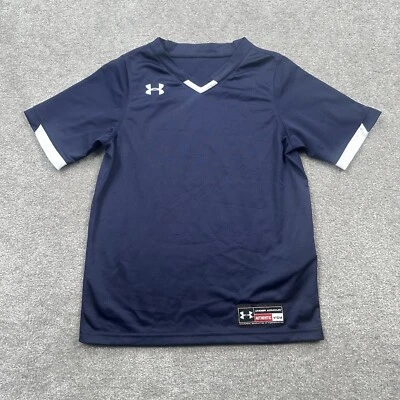 Camiseta deportiva de béisbol de práctica juvenil Under Armour Ignite talla pequeña azul marino Foto 1 de 4