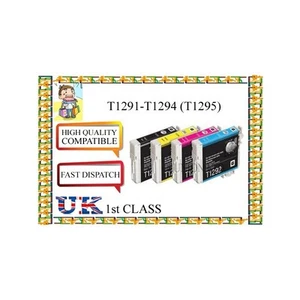 12 inks for Epson Stylus SX235W SX420W SX425W SX435W SX438W SX445W NONORIGINAL - Picture 1 of 1