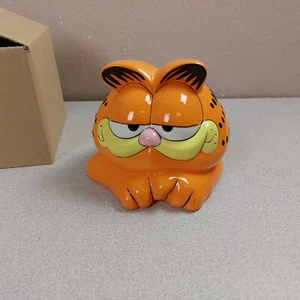 SELTEN Vintage 1981 Garfield ERSATZ Keramik Lampenschirm Prestigeline NEU LESEN - Bild 1 von 5