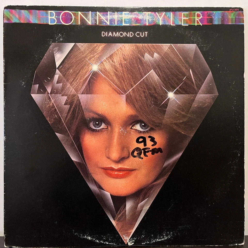 BONNIE TYLER - Diamond Cut (Radio Copy) - 12" Vinyl Record LP - EX - Image 1 of 3