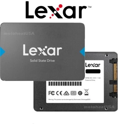 Lexar NQ100 480GB 240GB 2.5” NAND SATA III Internal SSD Drive NS100 256GB 4K - Image 1 of 4