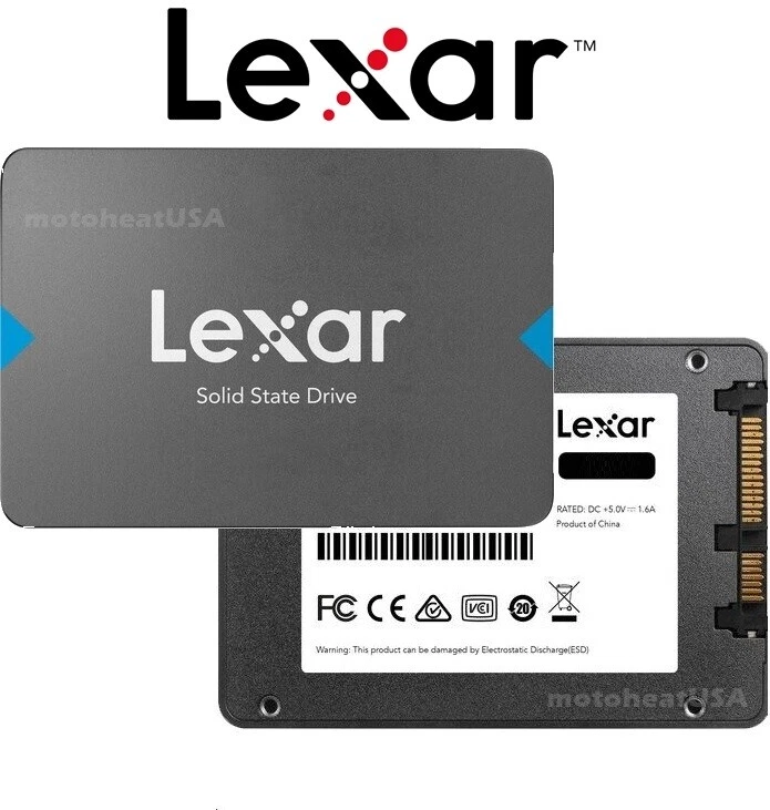 Lexar NQ100 480GB 240GB 2.5” NAND SATA III Internal SSD Drive NS100 256GB 4K - Image 1 of 4