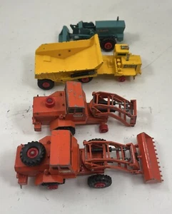 MATCHBOX King Size Lot K2 K3 N10 Hatra Tractor Aveling-Barford Shovel Dump Truck - Picture 1 of 6