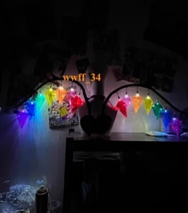 Touhou Project Flandre Scarlet Wing Props Glow Laser Equipment Cosplay Regalo Prop - Foto 1 di 14